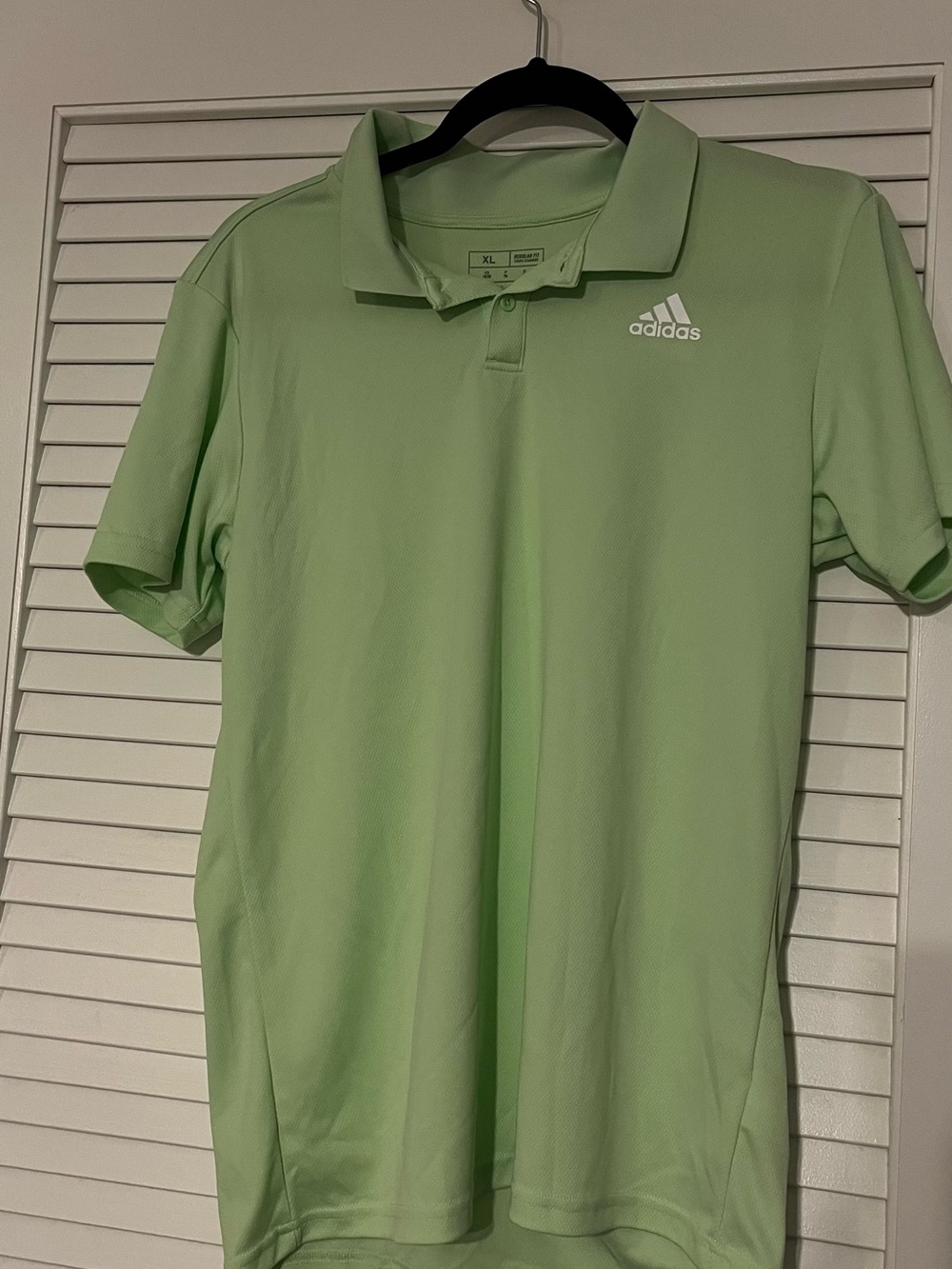 Adiidas Boys Mint Green Polo Shirt